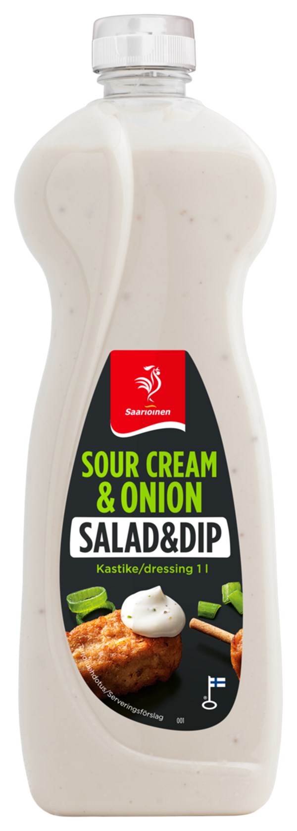 Sour Cream & Onion salaatti- ja dippikastike 1 L