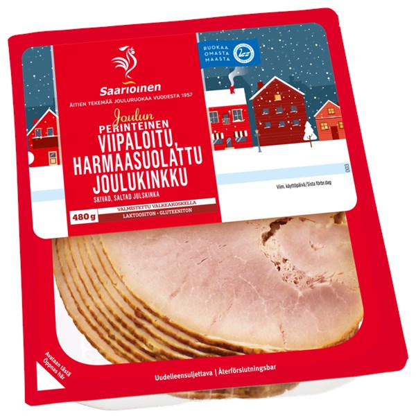 Viipaloitu, harmaasuolattu Joulukinkku 480 g