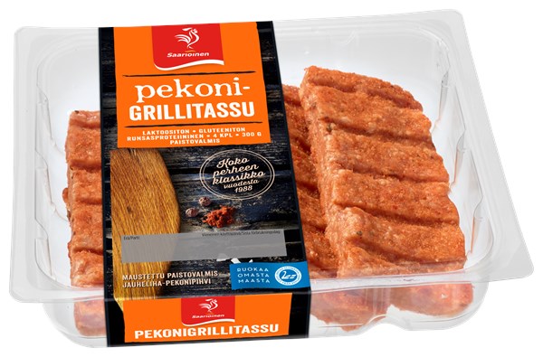 Pekonigrillitassu 4 kpl 300 g