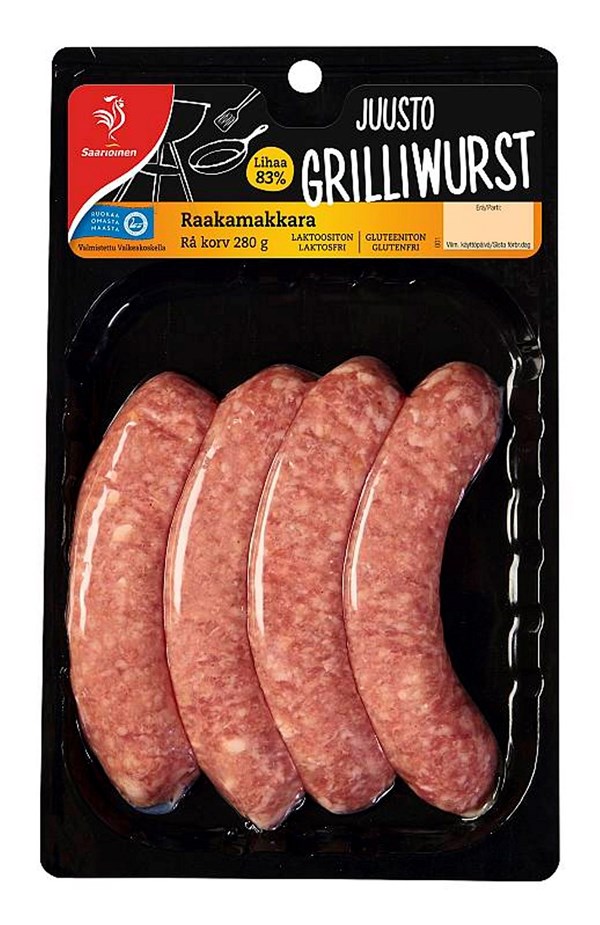 Grilliwurst Juusto 4 kpl 280 g