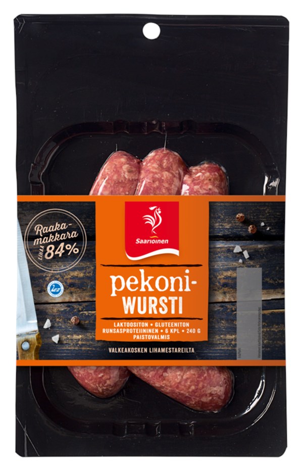 Pekoniwursti 6 kpl 240 g