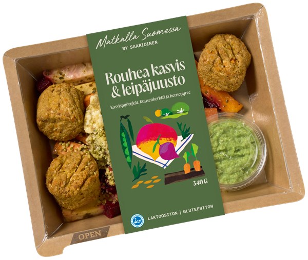 Matkalla Suomessa Rouhea kasvis & leipäjuusto 340 g