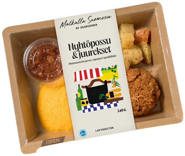 Matkalla Suomessa Nyhtöpossu & juurekset 340 g