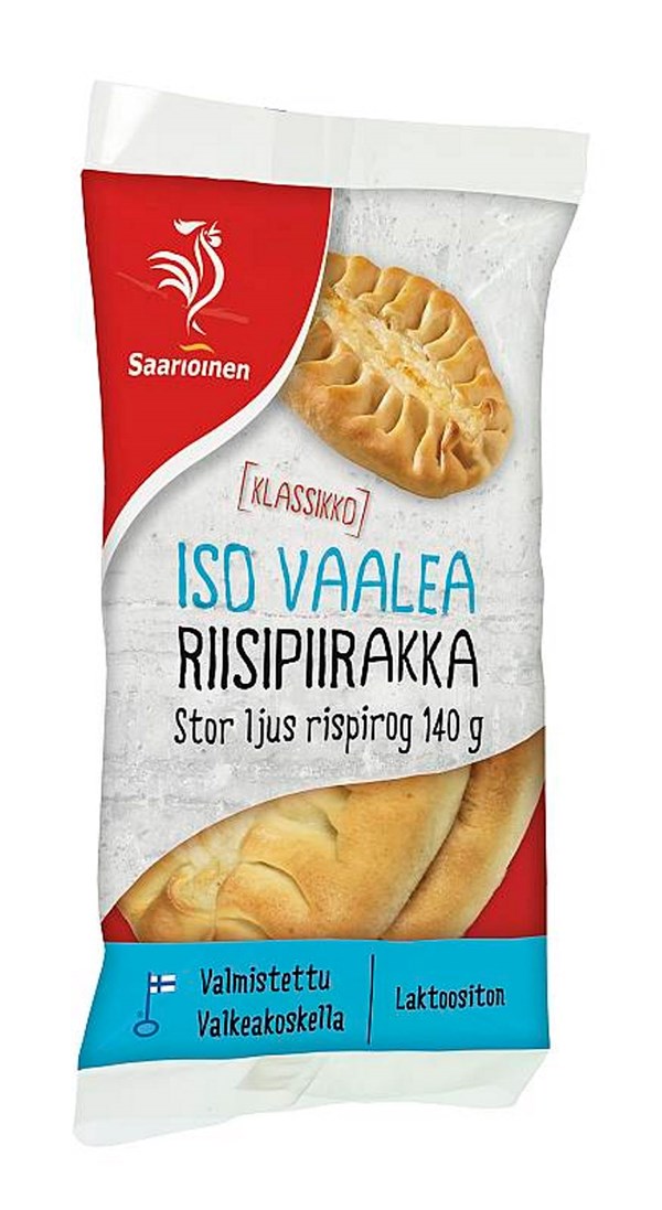 Iso vaalea riisipiirakka 2 kpl 140 g