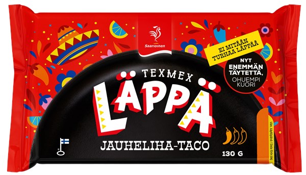 Texmex Läppä jauheliha-taco 130 g