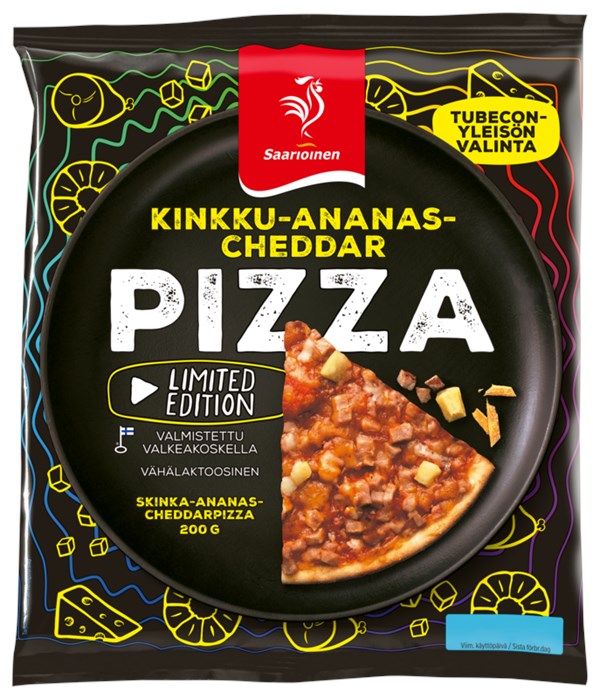 Kinkku-ananas-cheddarpizza 200 g