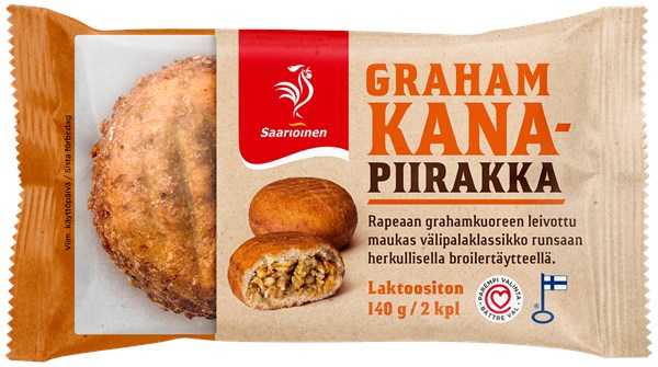 Grahamkanapiirakka 2 kpl 140 g