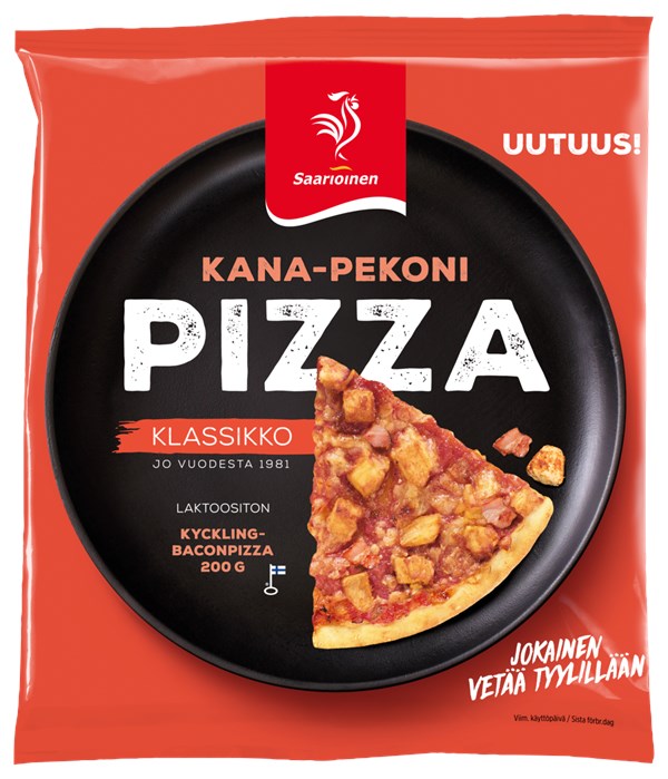 Kana-pekonipizza 200 g