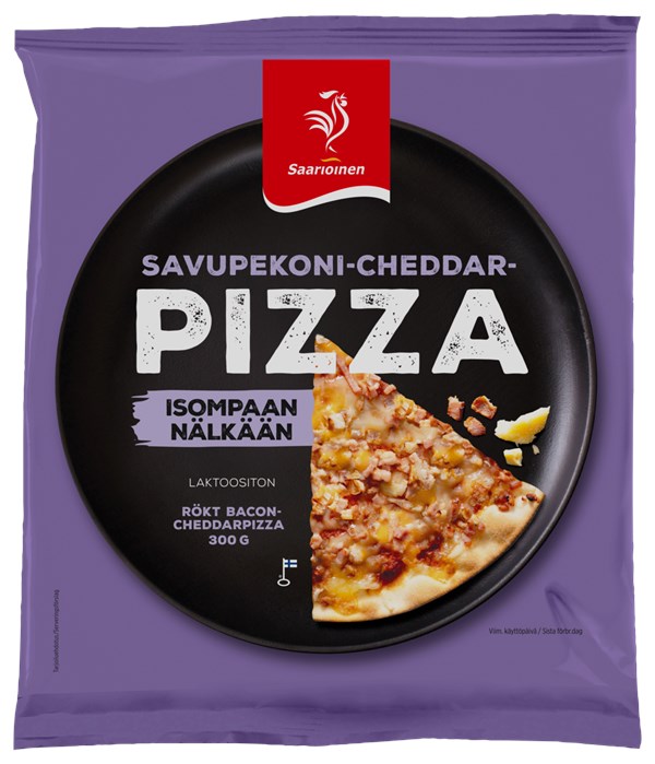 Savupekoni-cheddar pizza 300 g