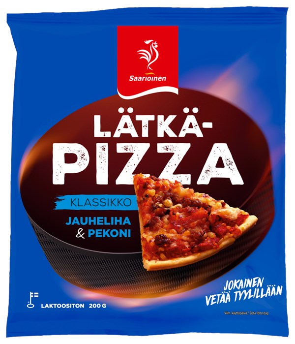 Jauheliha-pekonipizza 200 g