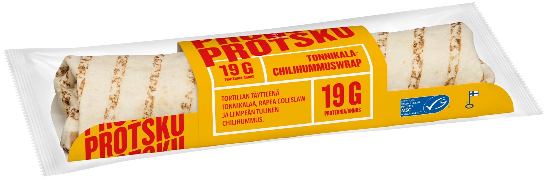 PROTSKU Tonnikala-chilihummuswrap MSC 250 g
