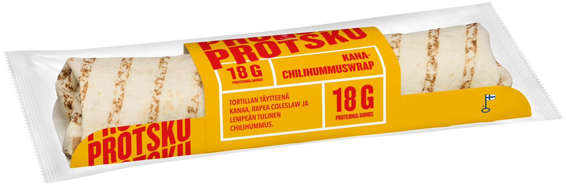 PROTSKU Kana-chilihummuswrap 250 g