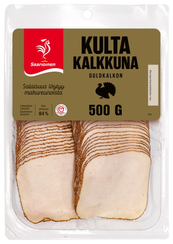 Kultakalkkuna, limiviipale n. 11 g 500 g