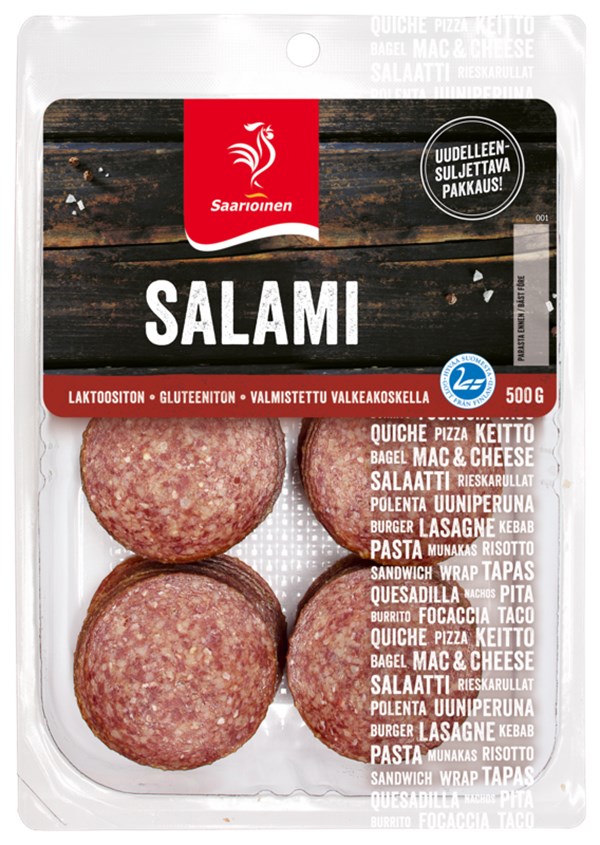 Salami, viipale n. 3 g 500 g