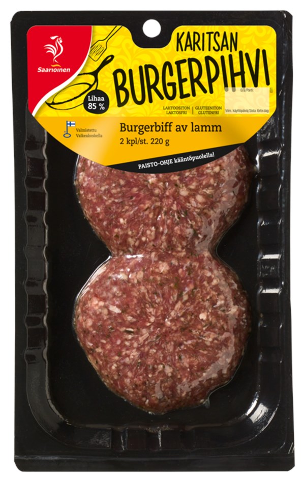 Burgerpihvi Karitsa 2 kpl 220 g