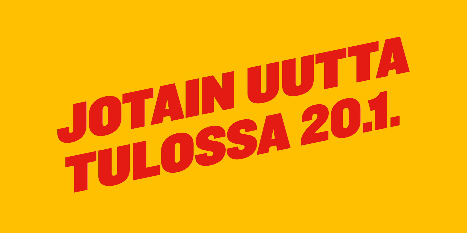 Ensi viikolla kaupoissa. 
Ai mikä? Arvaa.  
