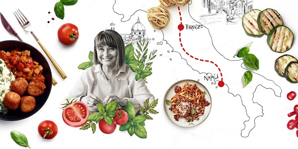 Italia lautasella - monta herkullista annosta, monta tarinaa Italiasta