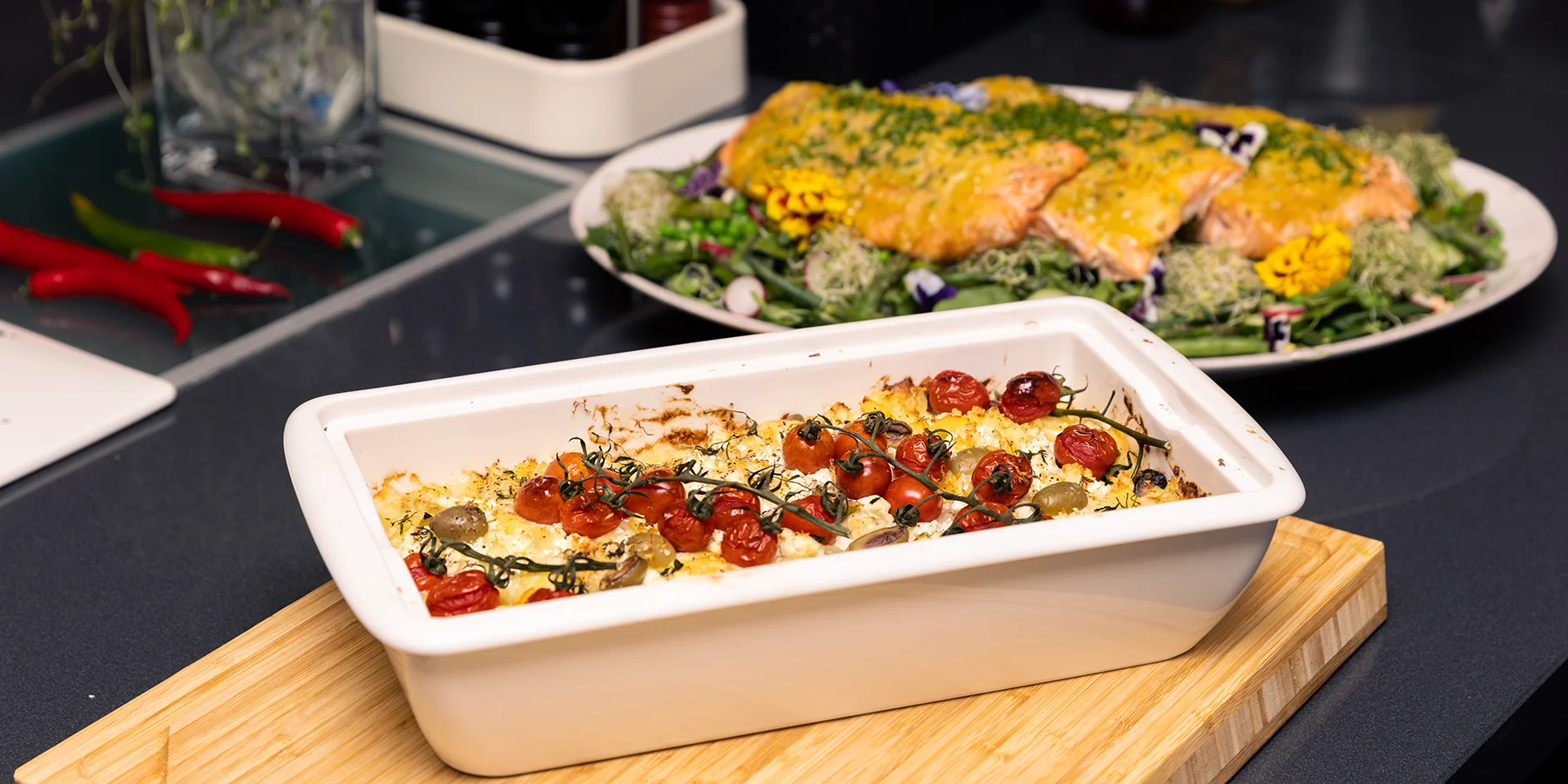 Fetaperunat ja sitruunalohi