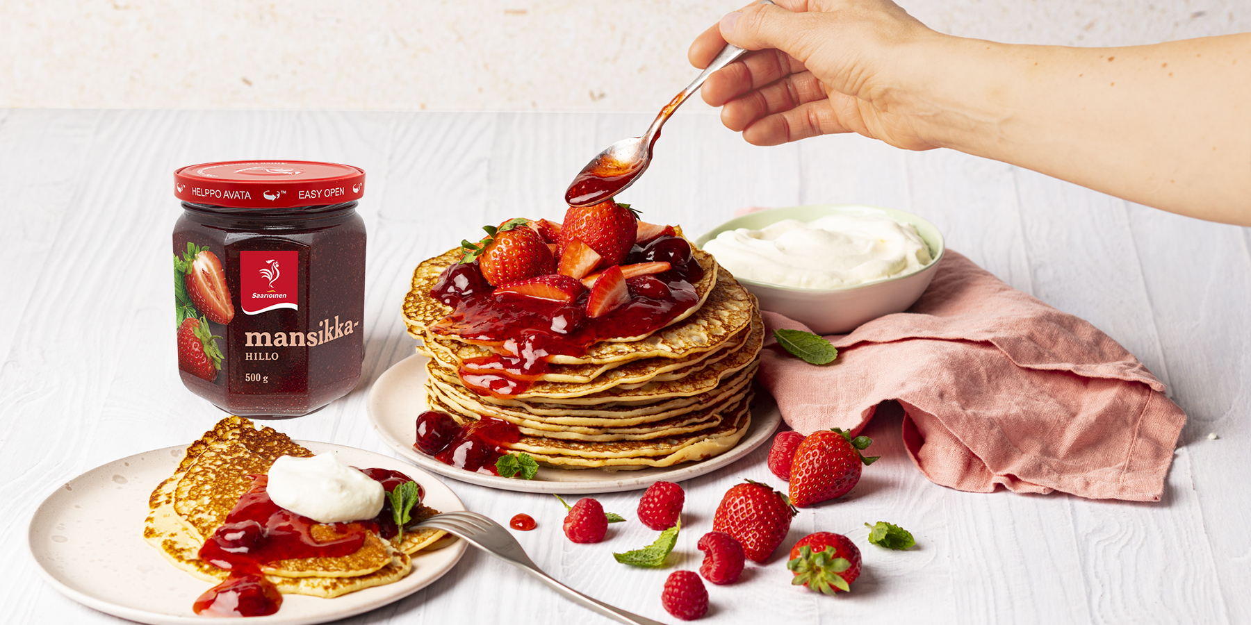 Letut mansikkahillolla