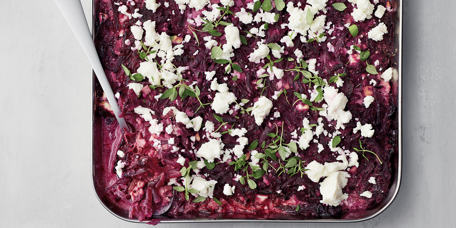 Ohra-punajuurivuoka broilerilla ja fetalla