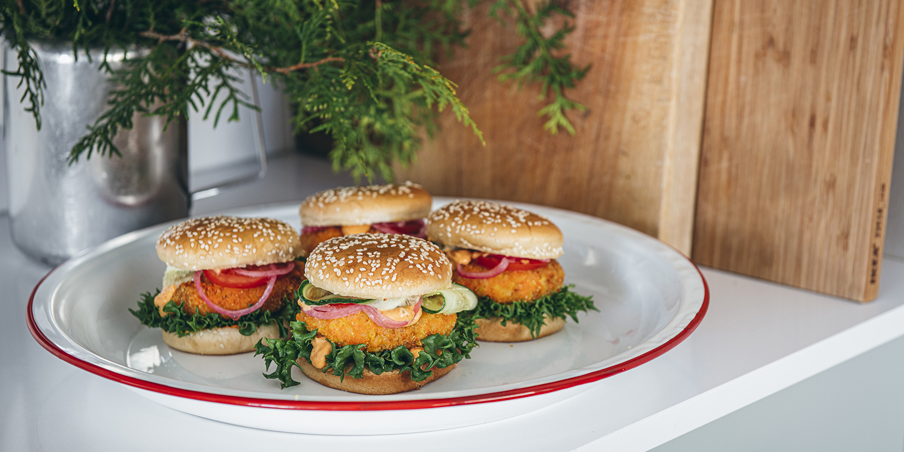 Porkkanalaatikko-burgerit