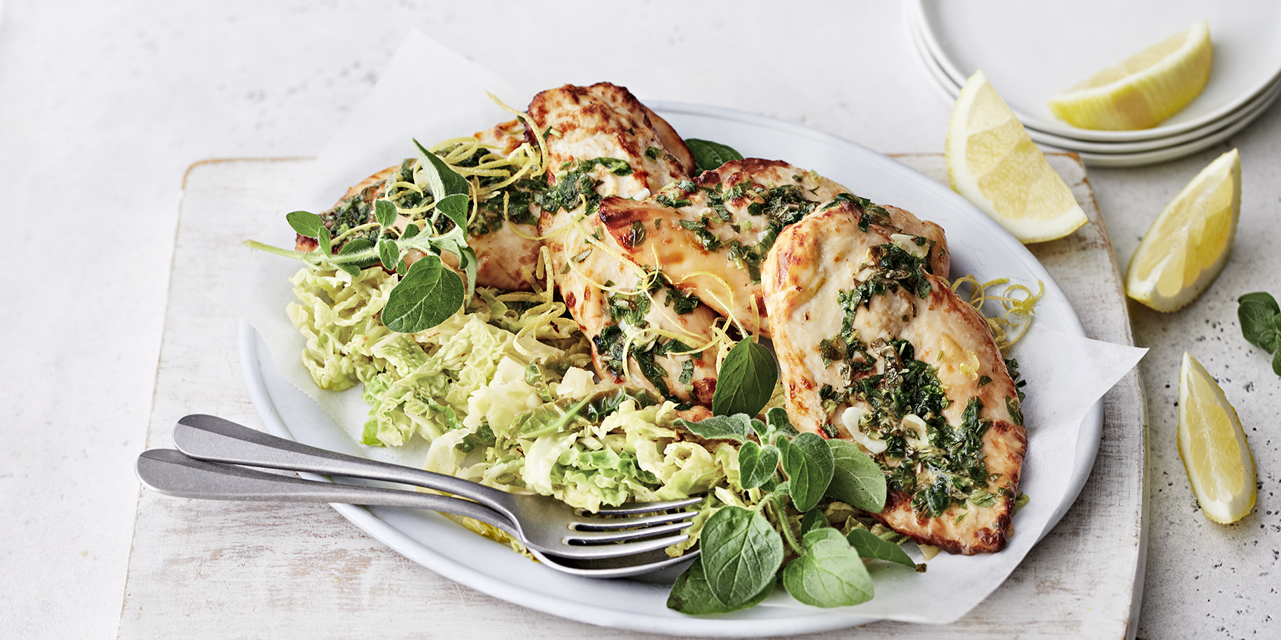 Sitruuna-oreganokanaa