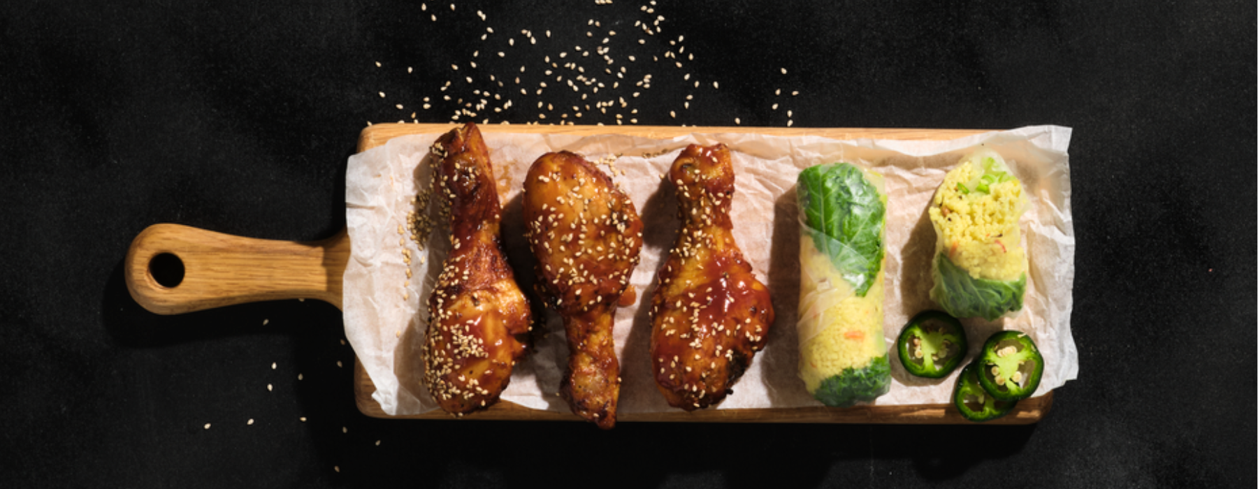 BBQ koipinuijia ja couscous-kesäkääryleitä