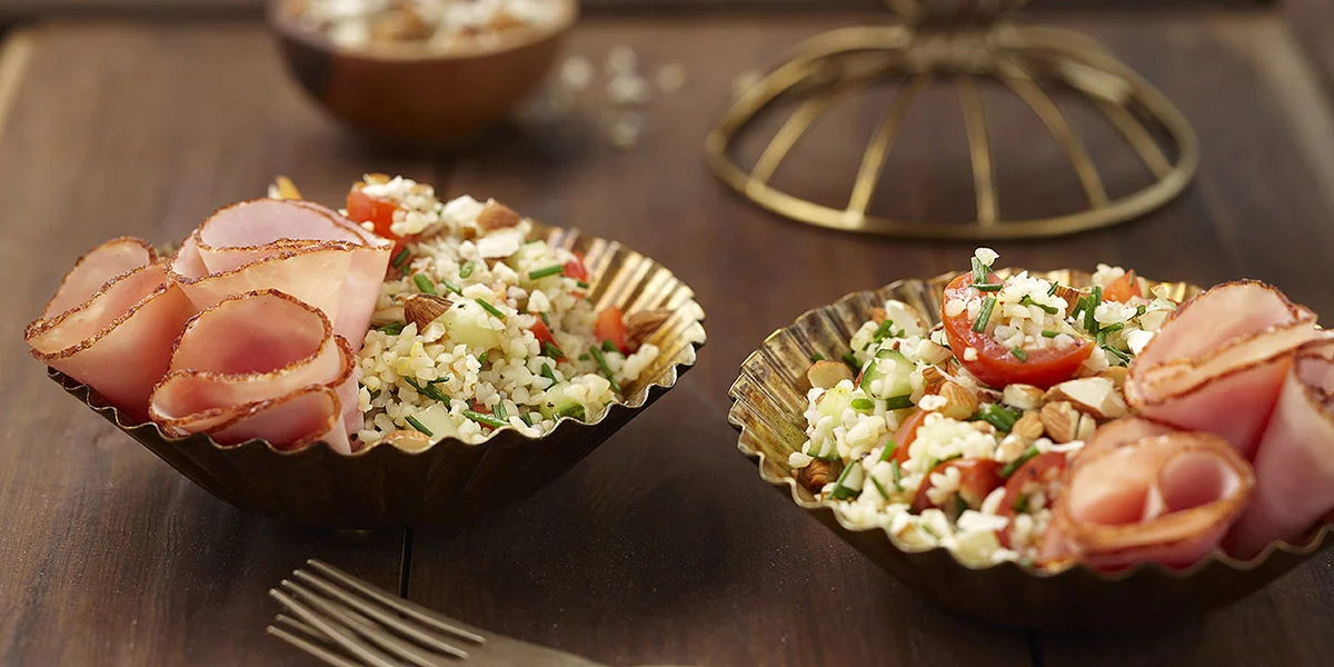 Kultakinkku-couscoussalaatti