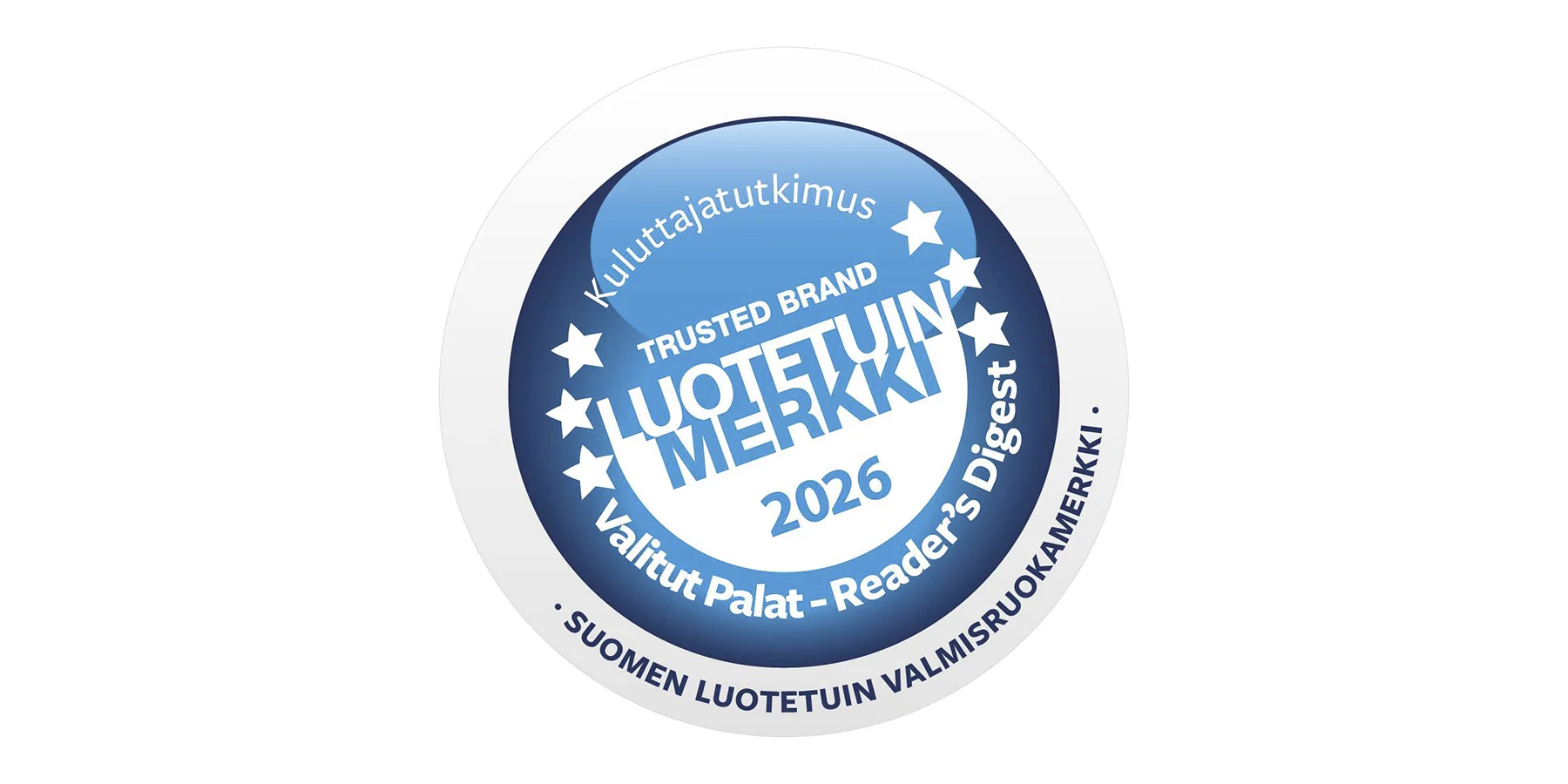 Suomen Luotetuin Valmisruoka merkki 2026