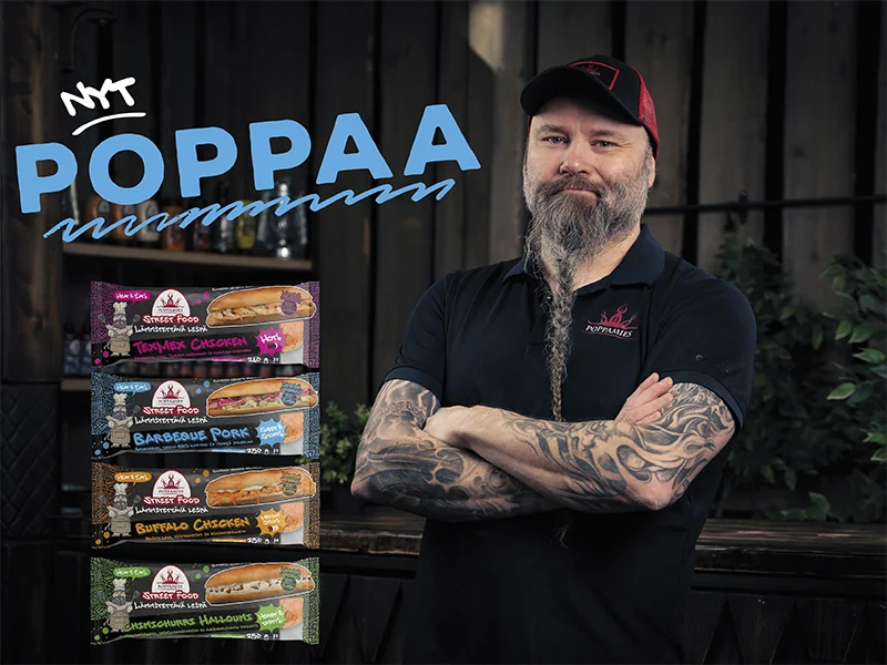 Poppamiehen täytetyt leivät ja perustaja Marko Suksi